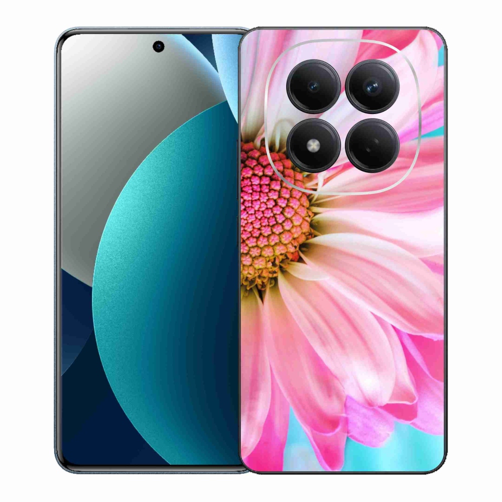 Gelový kryt mmCase na Xiaomi Redmi Note 15 Pro - růžová květina