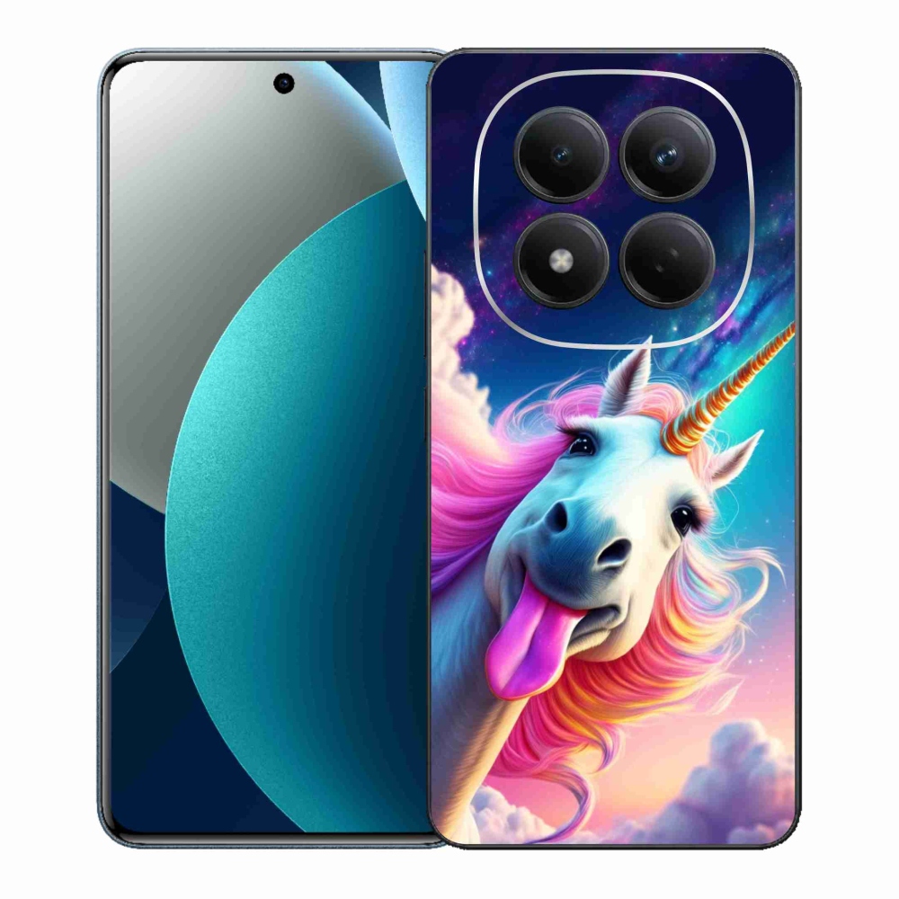 Gelový kryt mmCase na Xiaomi Redmi Note 15 Pro - šílený jednorožec
