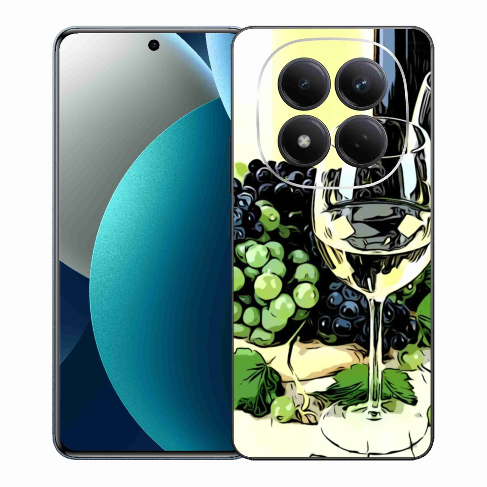 Gelový kryt mmCase na Xiaomi Redmi Note 15 Pro - sklenka vína
