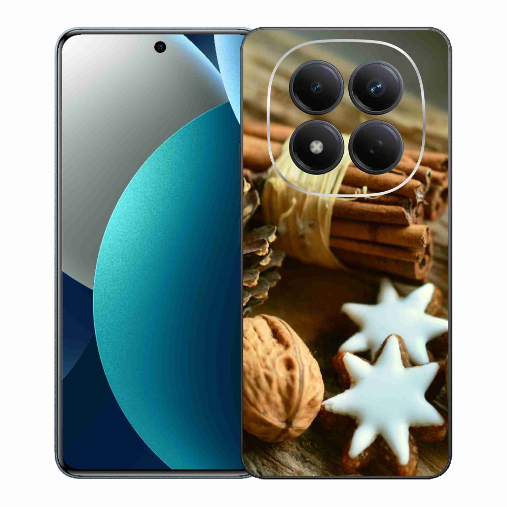 Gelový kryt mmCase na Xiaomi Redmi Note 15 Pro - skořice a perníčky