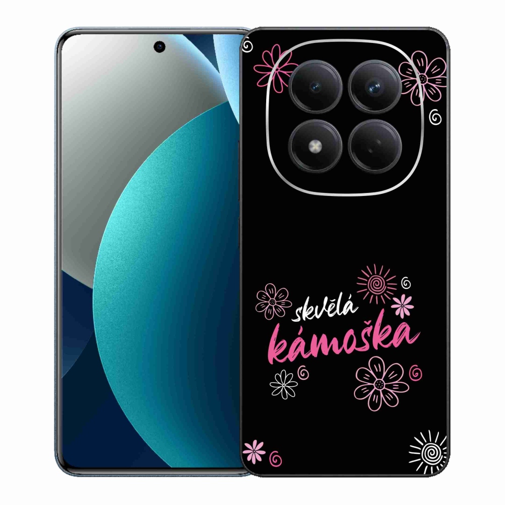 Gelový kryt mmCase na Xiaomi Redmi Note 15 Pro - skvělá kámoška černé pozadí