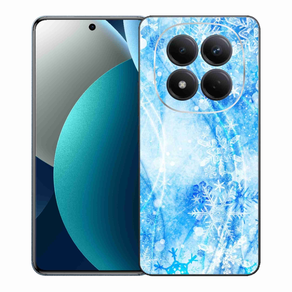 Gelový kryt mmCase na Xiaomi Redmi Note 15 Pro - sněhové vločky