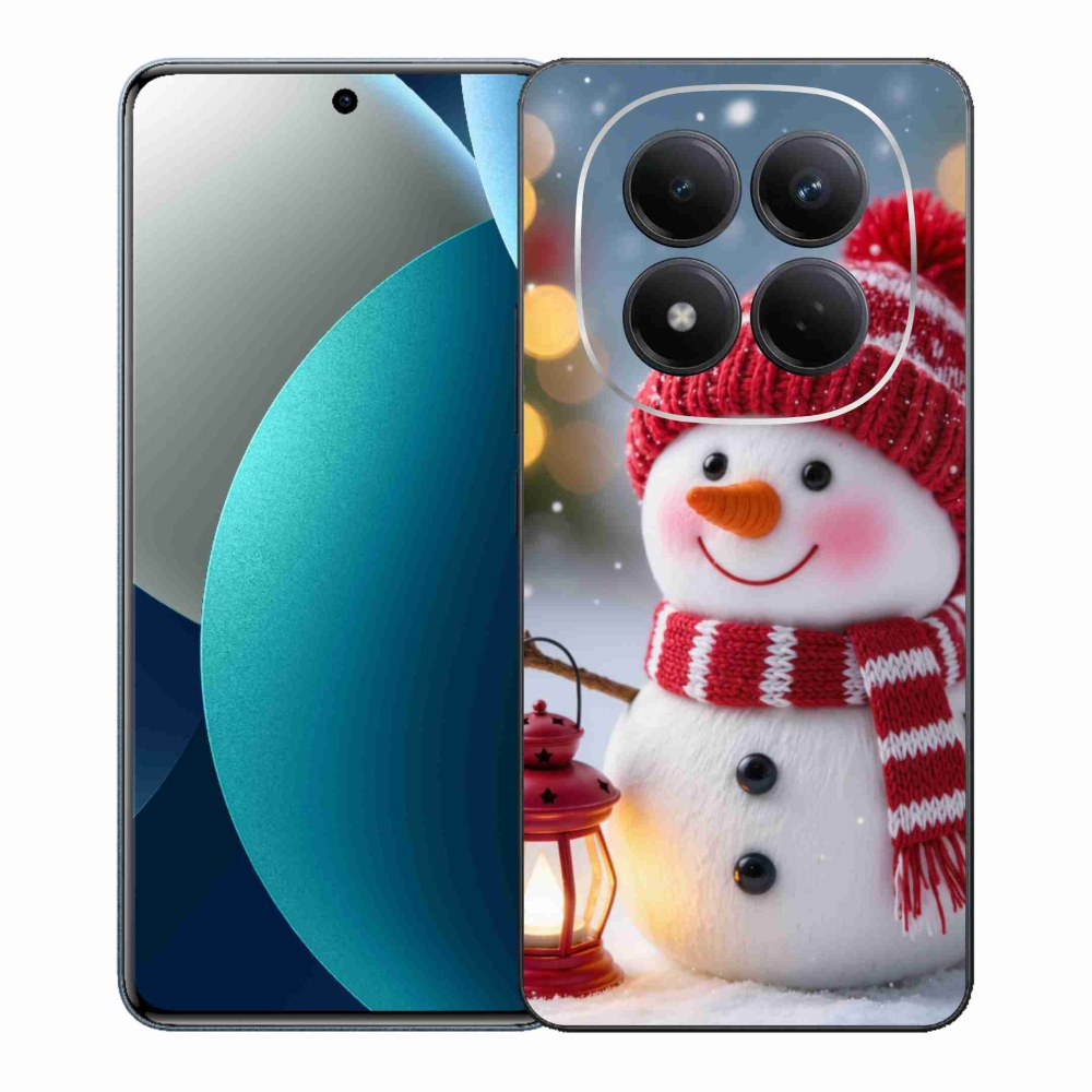 Gelový kryt mmCase na Xiaomi Redmi Note 15 Pro - sněhulák 2