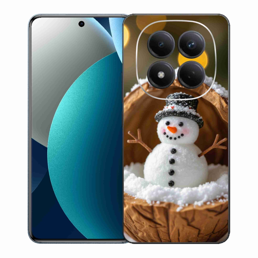 Gelový kryt mmCase na Xiaomi Redmi Note 15 Pro - sněhulák 4