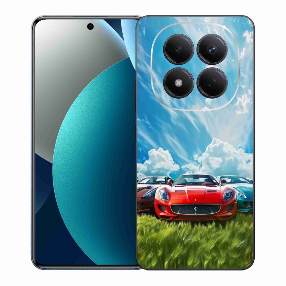 Gelový kryt mmCase na Xiaomi Redmi Note 15 Pro - sportovní vozy