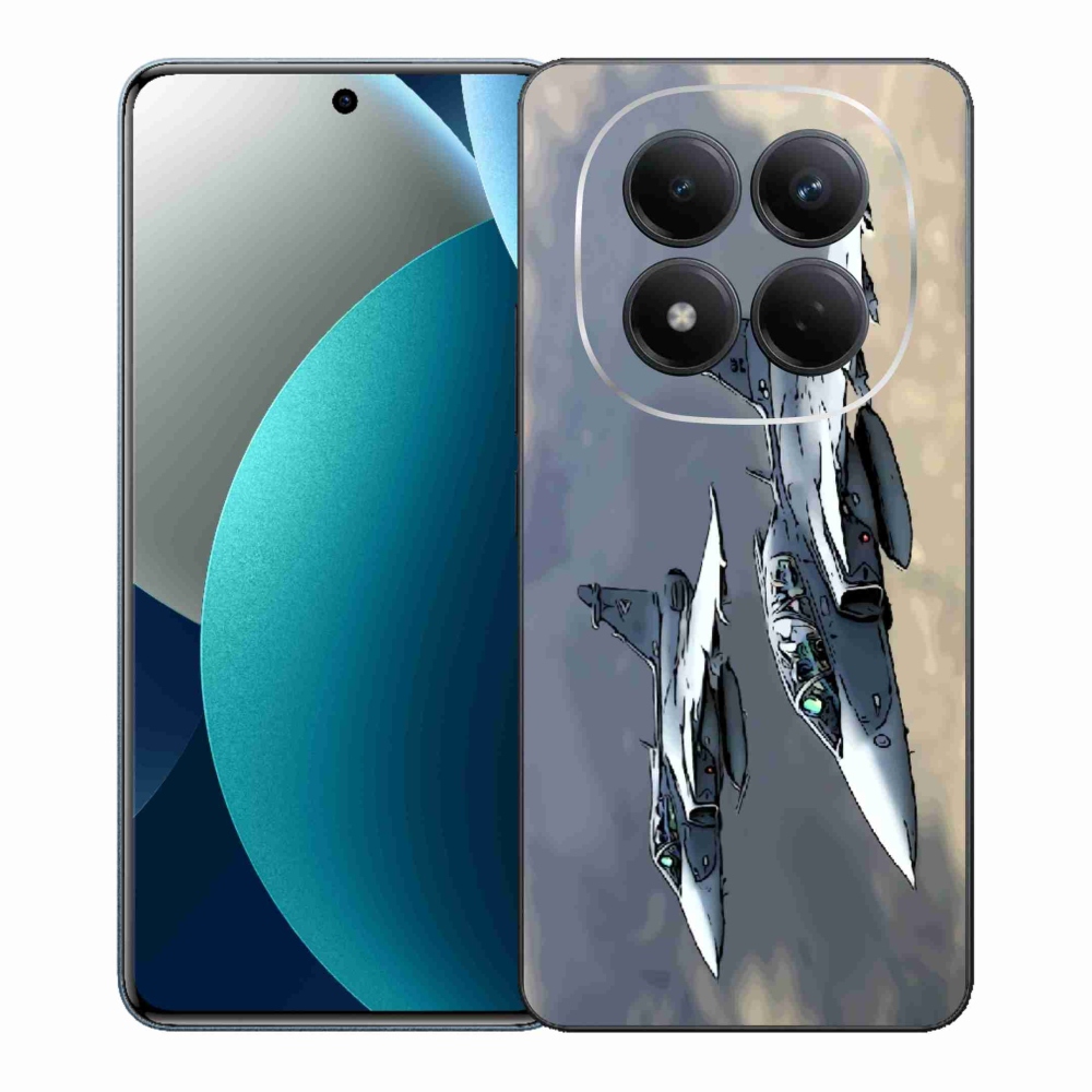 Gelový kryt mmCase na Xiaomi Redmi Note 15 Pro - stíhačky