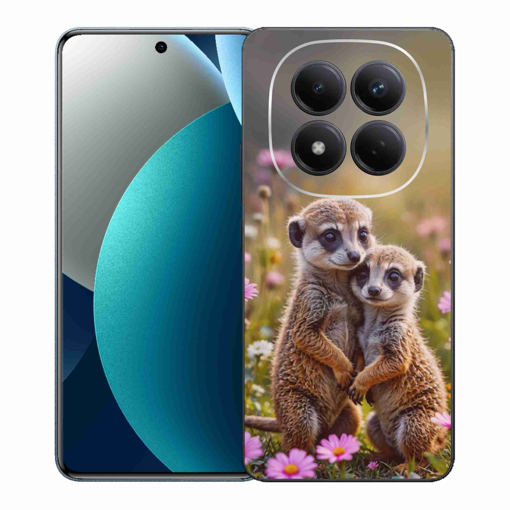 Gelový kryt mmCase na Xiaomi Redmi Note 15 Pro - surikatí duo