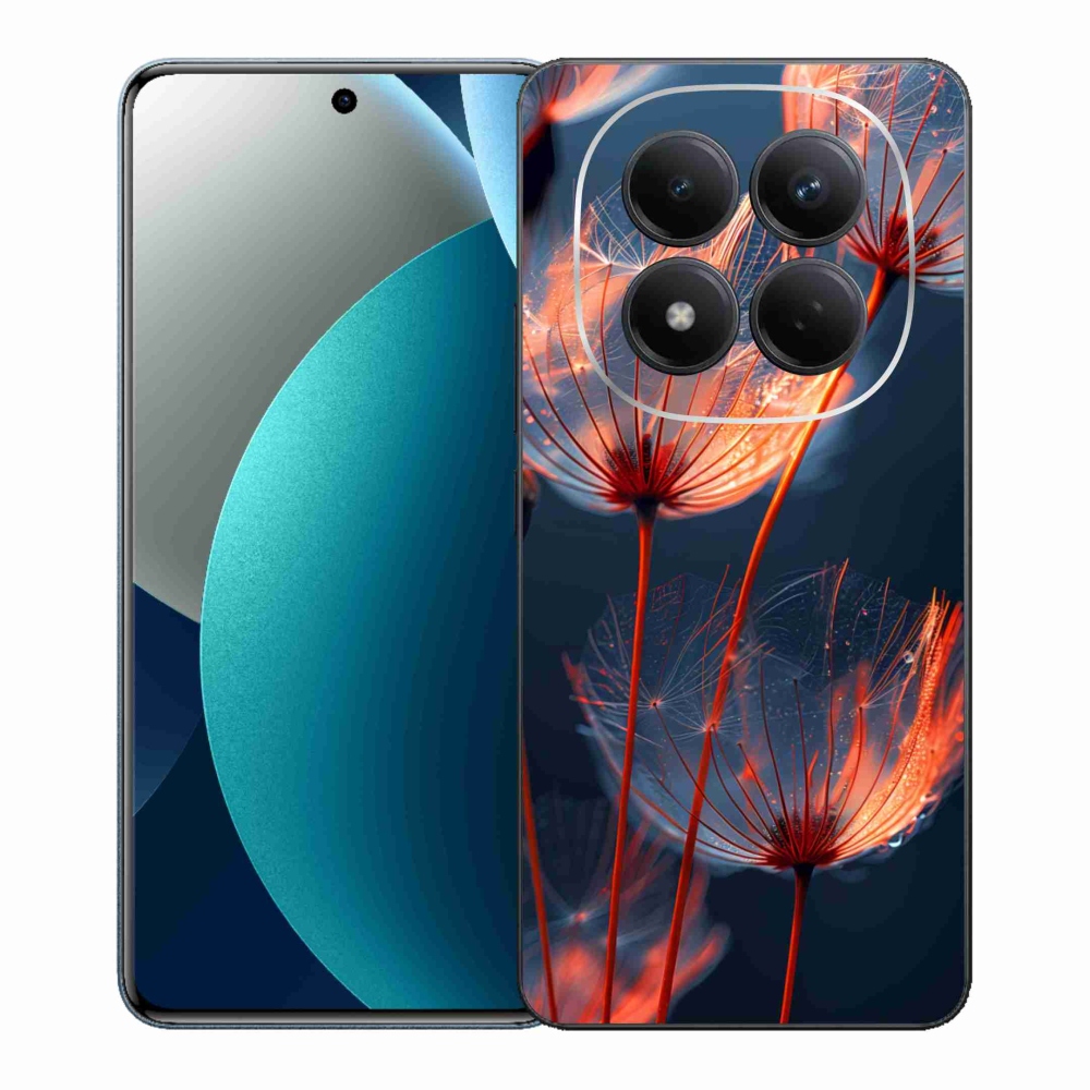 Gelový kryt mmCase na Xiaomi Redmi Note 15 Pro - světélkující chmýří