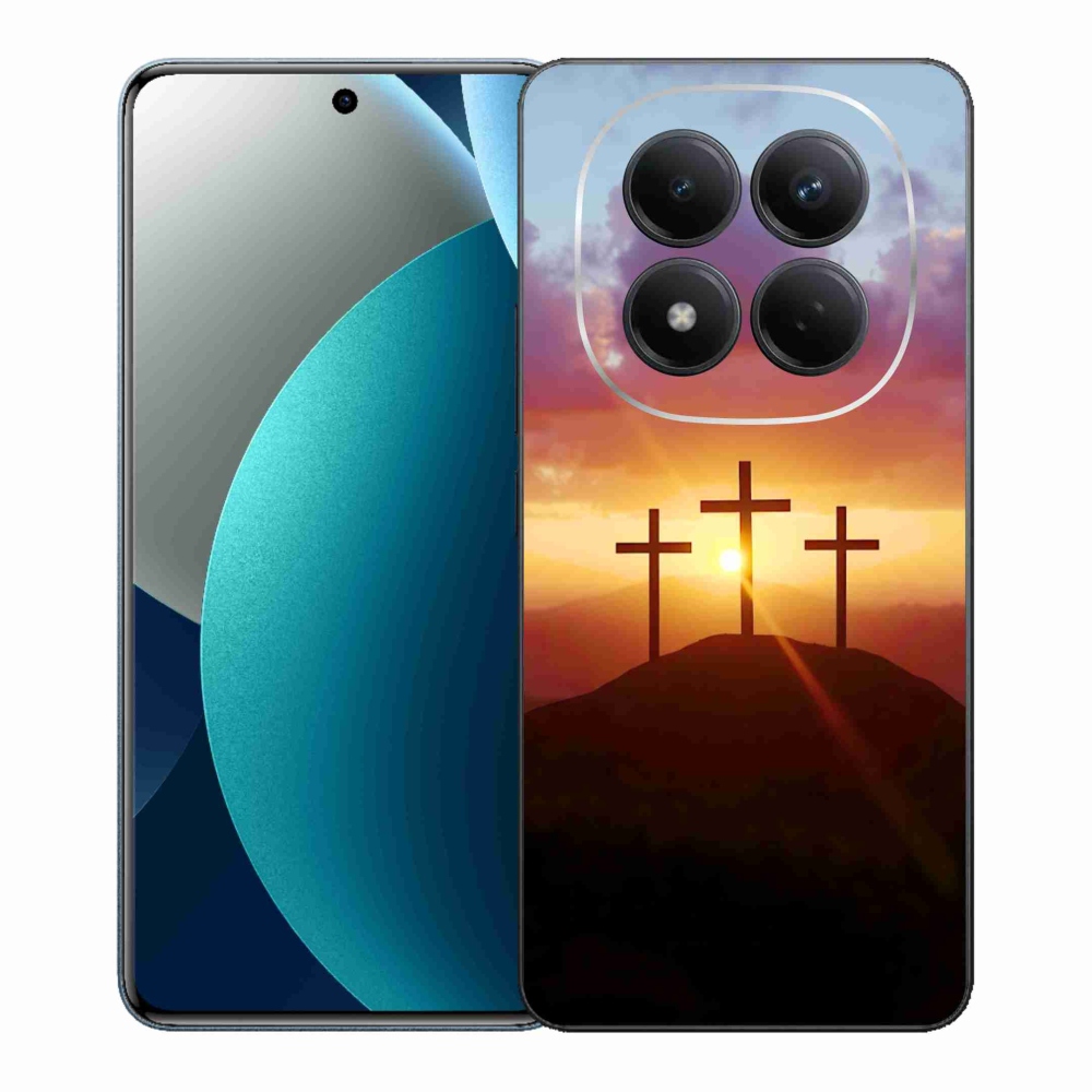 Gelový kryt mmCase na Xiaomi Redmi Note 15 Pro - tři kříže