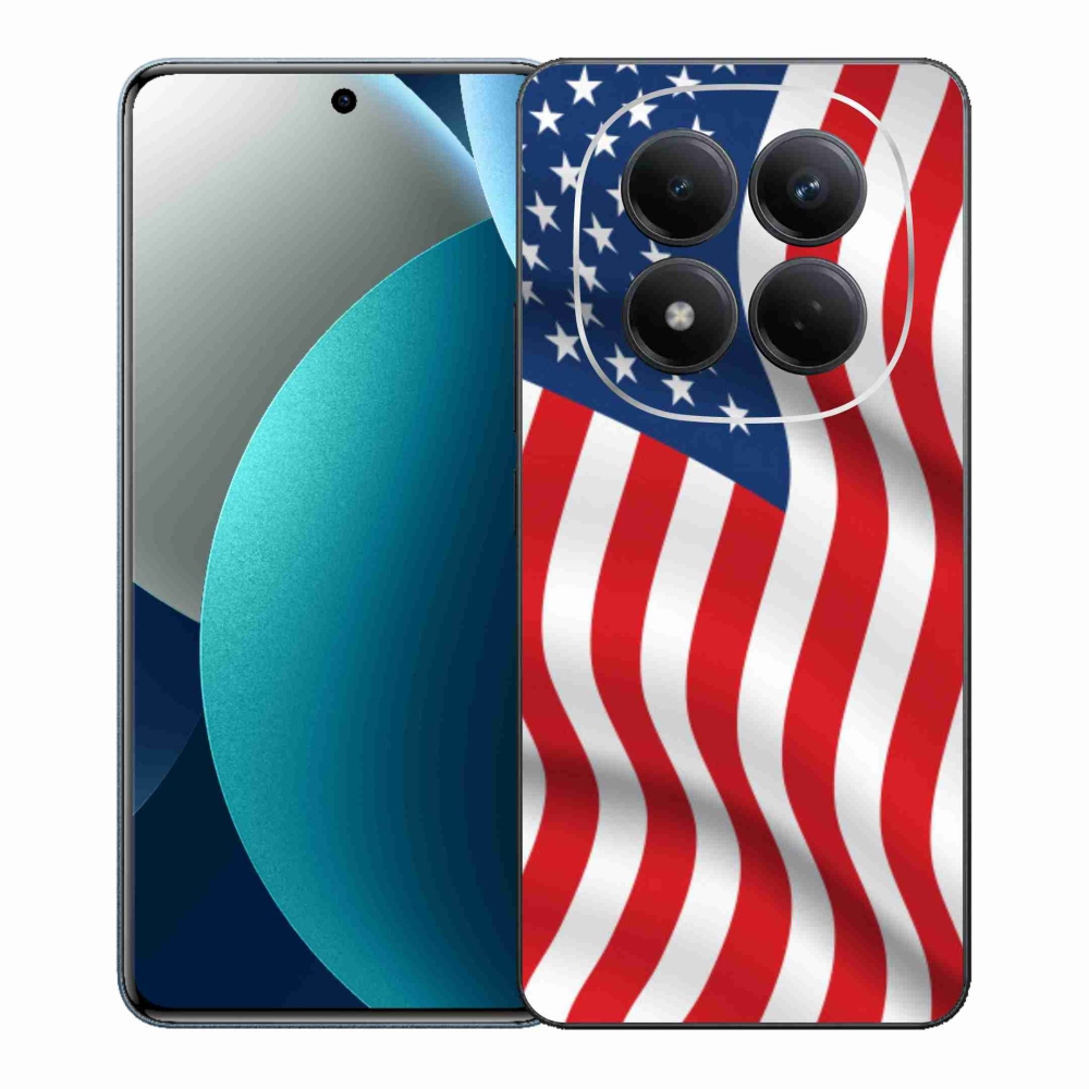 Gelový kryt mmCase na Xiaomi Redmi Note 15 Pro - USA vlajka