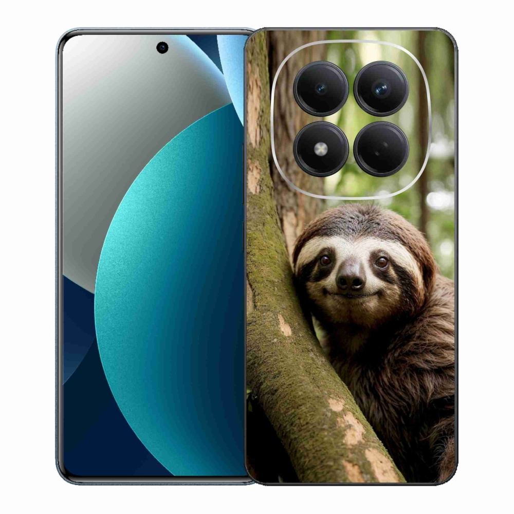 Gelový kryt mmCase na Xiaomi Redmi Note 15 Pro - usměvavý lenochod