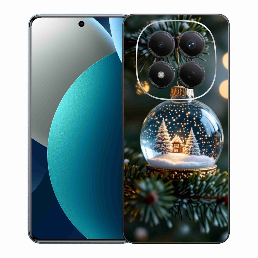 Gelový kryt mmCase na Xiaomi Redmi Note 15 Pro - vánoční koule 2