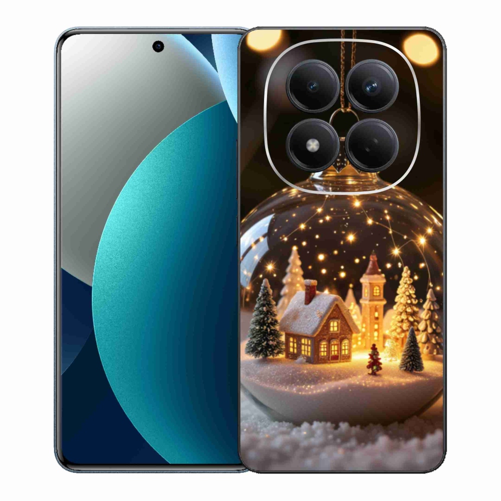 Gelový kryt mmCase na Xiaomi Redmi Note 15 Pro - vánoční koule 3