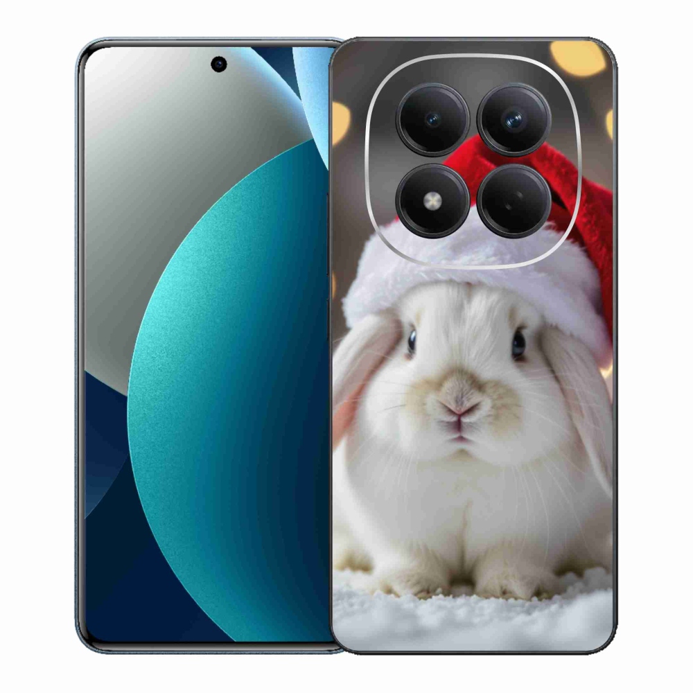 Gelový kryt mmCase na Xiaomi Redmi Note 15 Pro - vánoční králík
