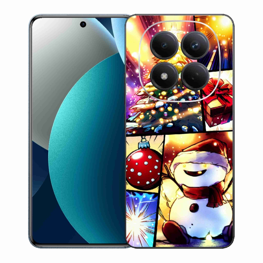 Gelový kryt mmCase na Xiaomi Redmi Note 15 Pro - vánoční motivy 1