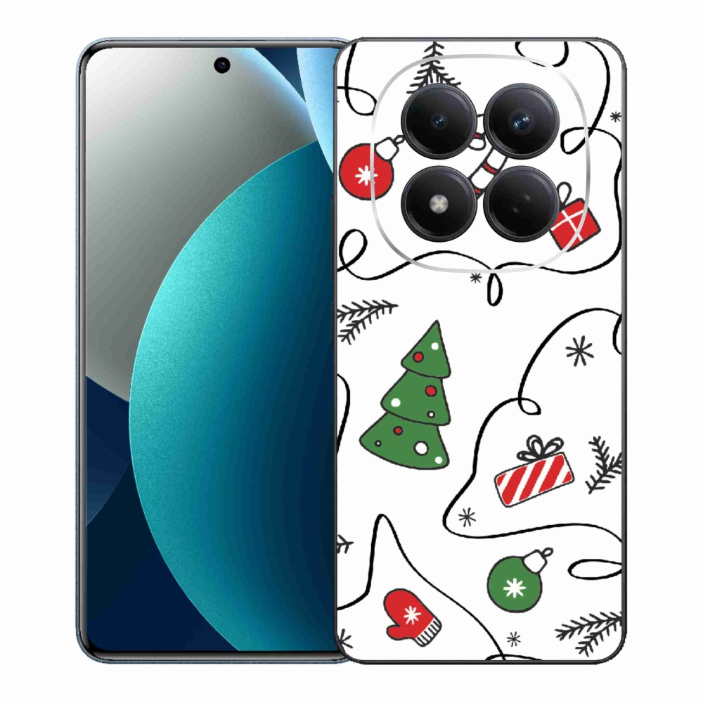 Gelový kryt mmCase na Xiaomi Redmi Note 15 Pro - vánoční motivy