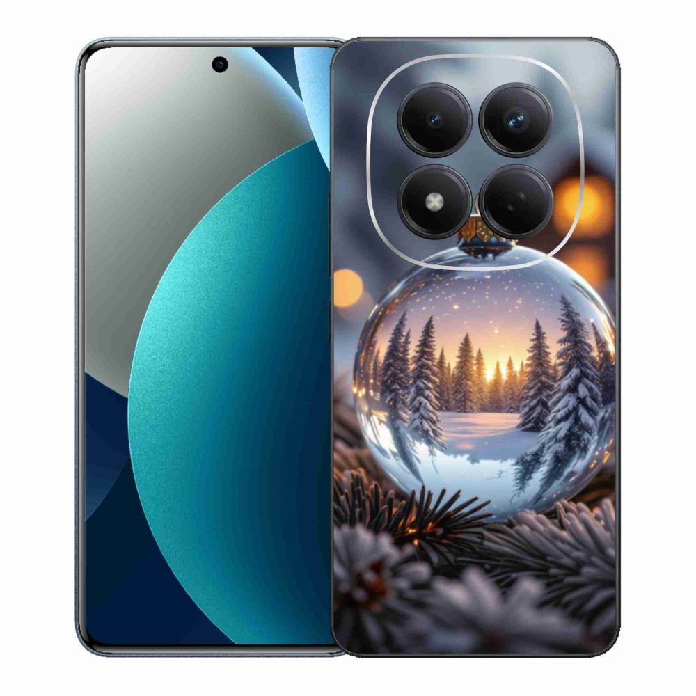 Gelový kryt mmCase na Xiaomi Redmi Note 15 Pro - vánoční ozdoba