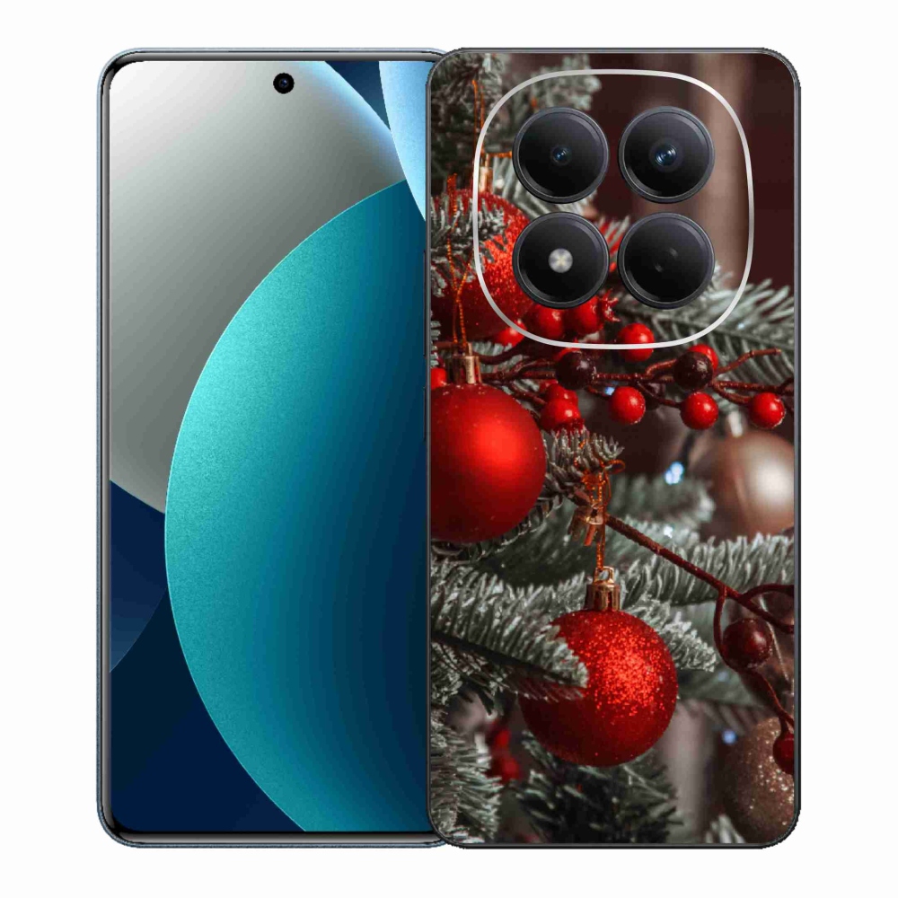 Gelový kryt mmCase na Xiaomi Redmi Note 15 Pro - vánoční ozdoby 2