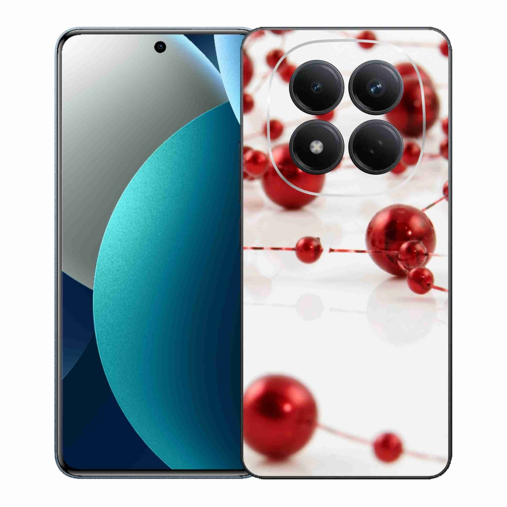 Gelový kryt mmCase na Xiaomi Redmi Note 15 Pro - vánoční řetěz