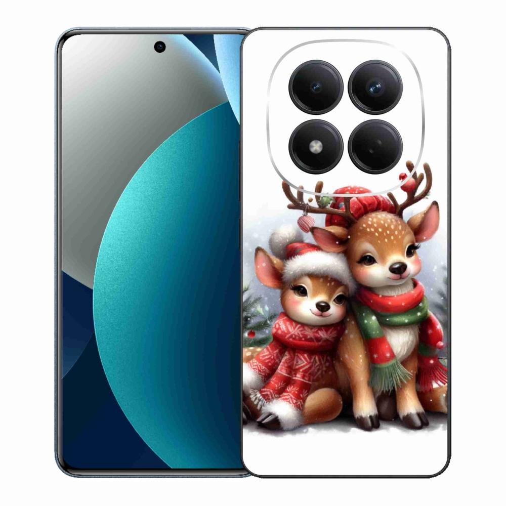 Gelový kryt mmCase na Xiaomi Redmi Note 15 Pro - vánoční sobi