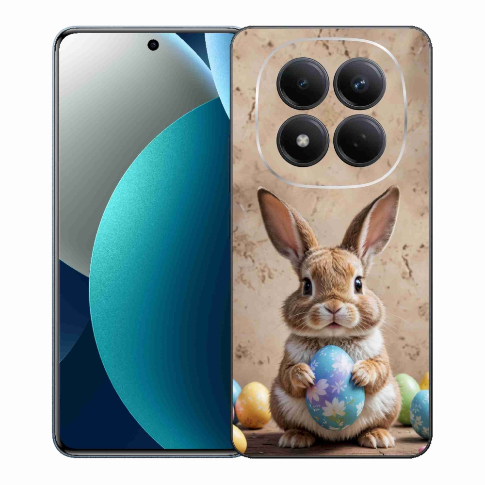 Gelový kryt mmCase na Xiaomi Redmi Note 15 Pro - velikonoční králíček