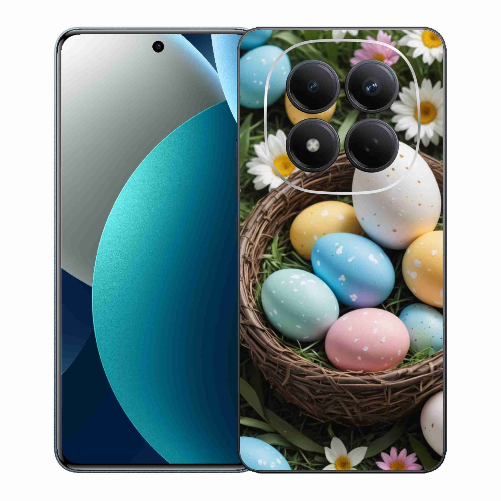 Gelový kryt mmCase na Xiaomi Redmi Note 15 Pro - velikonoční vajíčka 2