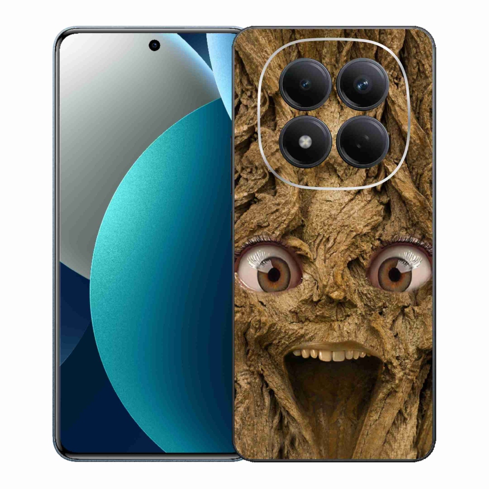 Gelový kryt mmCase na Xiaomi Redmi Note 15 Pro - veselý strom s očima