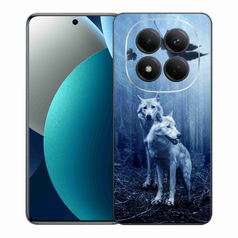 Gelový kryt mmCase na Xiaomi Redmi Note 15 Pro - vlci v lese