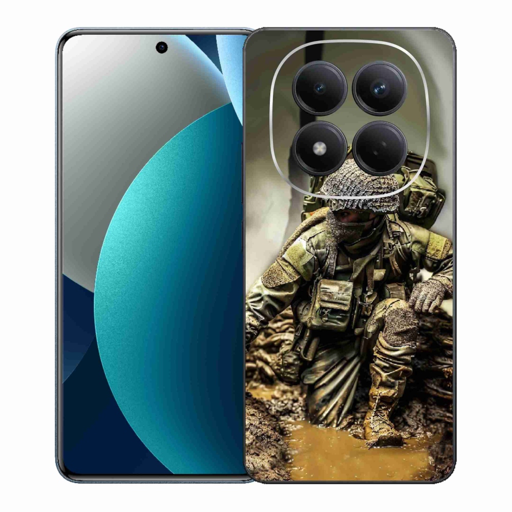 Gelový kryt mmCase na Xiaomi Redmi Note 15 Pro - voják