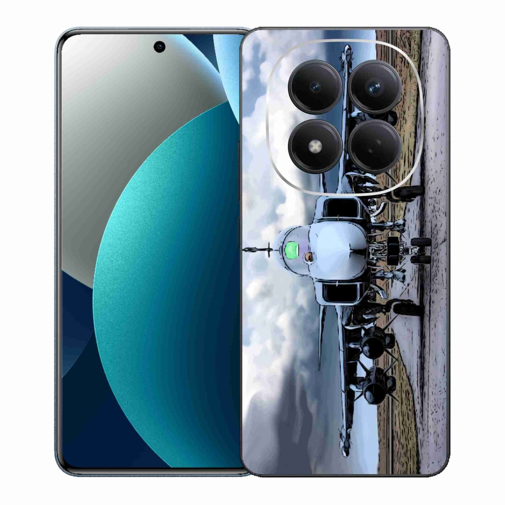 Gelový kryt mmCase na Xiaomi Redmi Note 15 Pro - vojenské letadlo