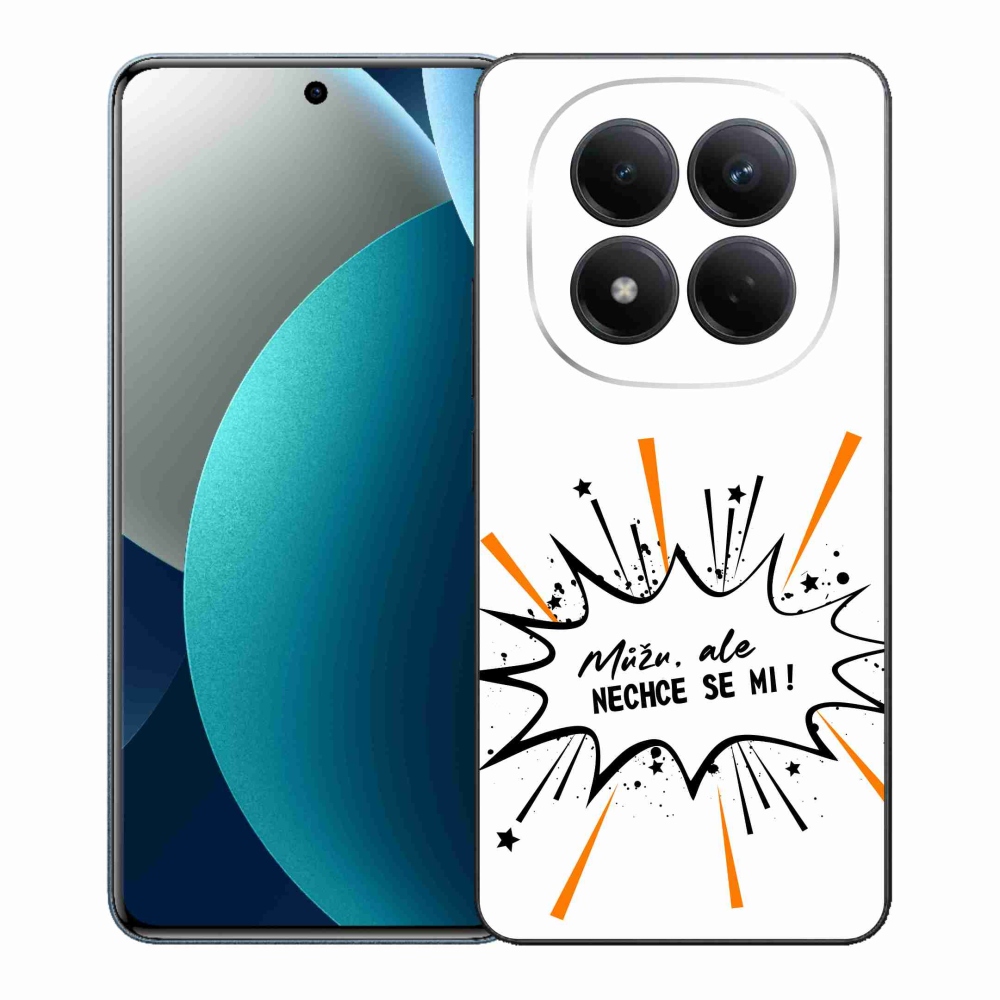 Gelový kryt mmCase na Xiaomi Redmi Note 15 Pro - vtipný text 11 bílé pozadí