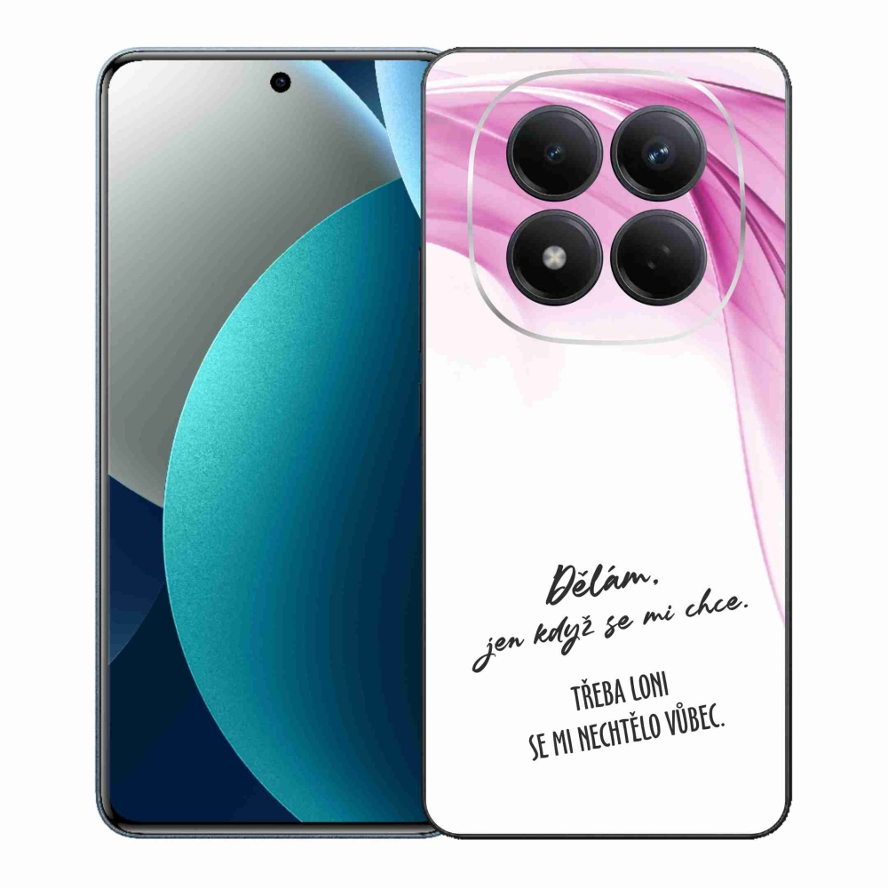 Gelový kryt mmCase na Xiaomi Redmi Note 15 Pro - vtipný text 12 bílé pozadí