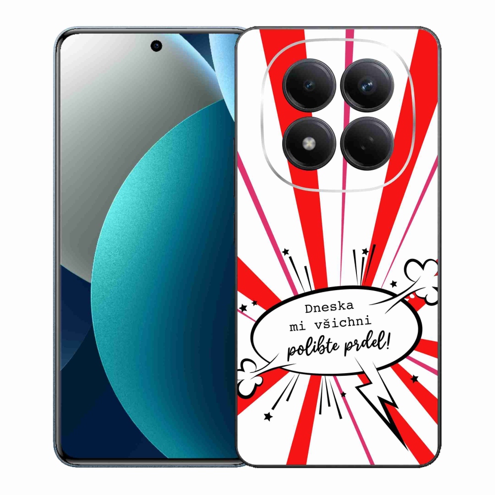 Gelový kryt mmCase na Xiaomi Redmi Note 15 Pro - vtipný text 15 bílé pozadí