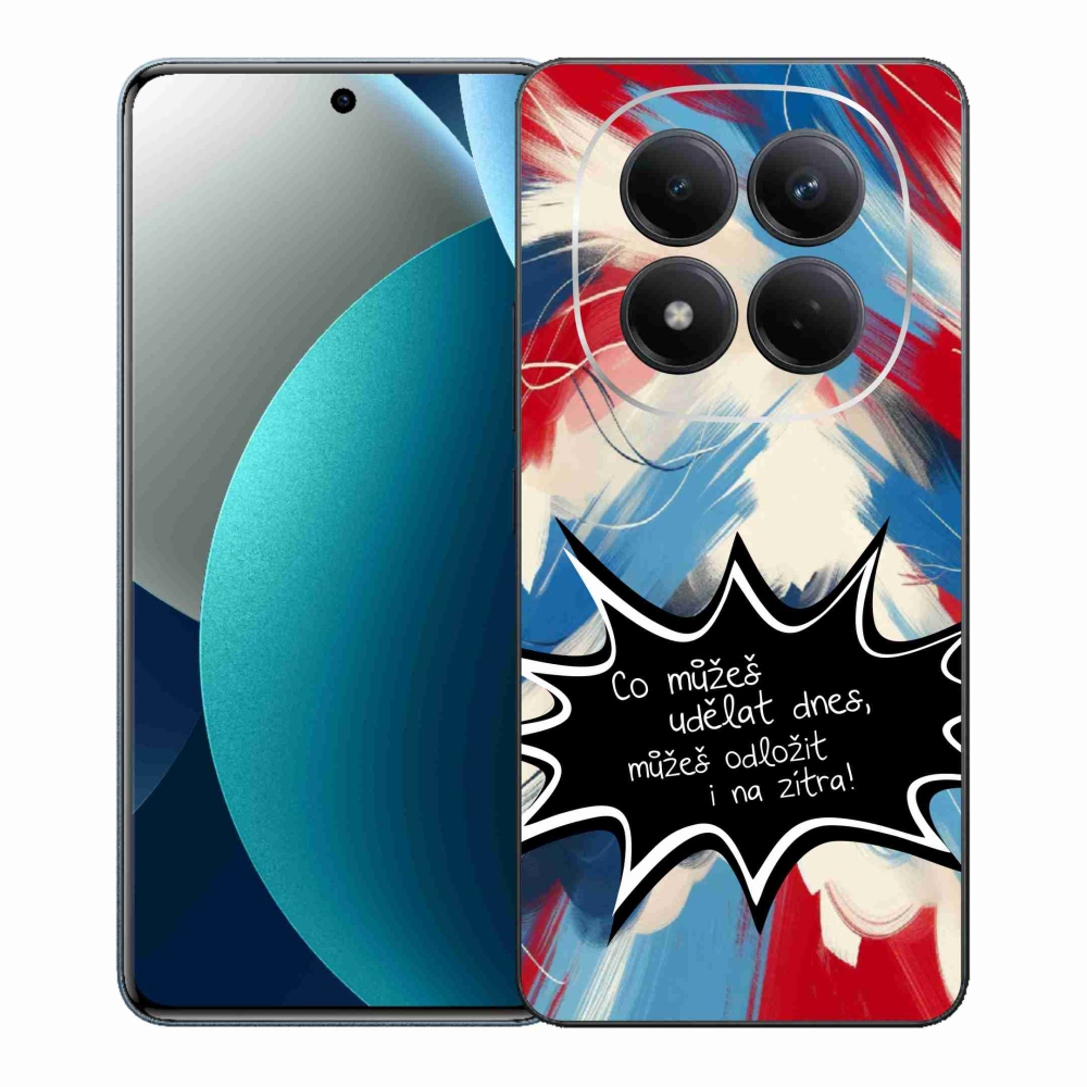 Gelový kryt mmCase na Xiaomi Redmi Note 15 Pro - vtipný text 9 černé pozadí