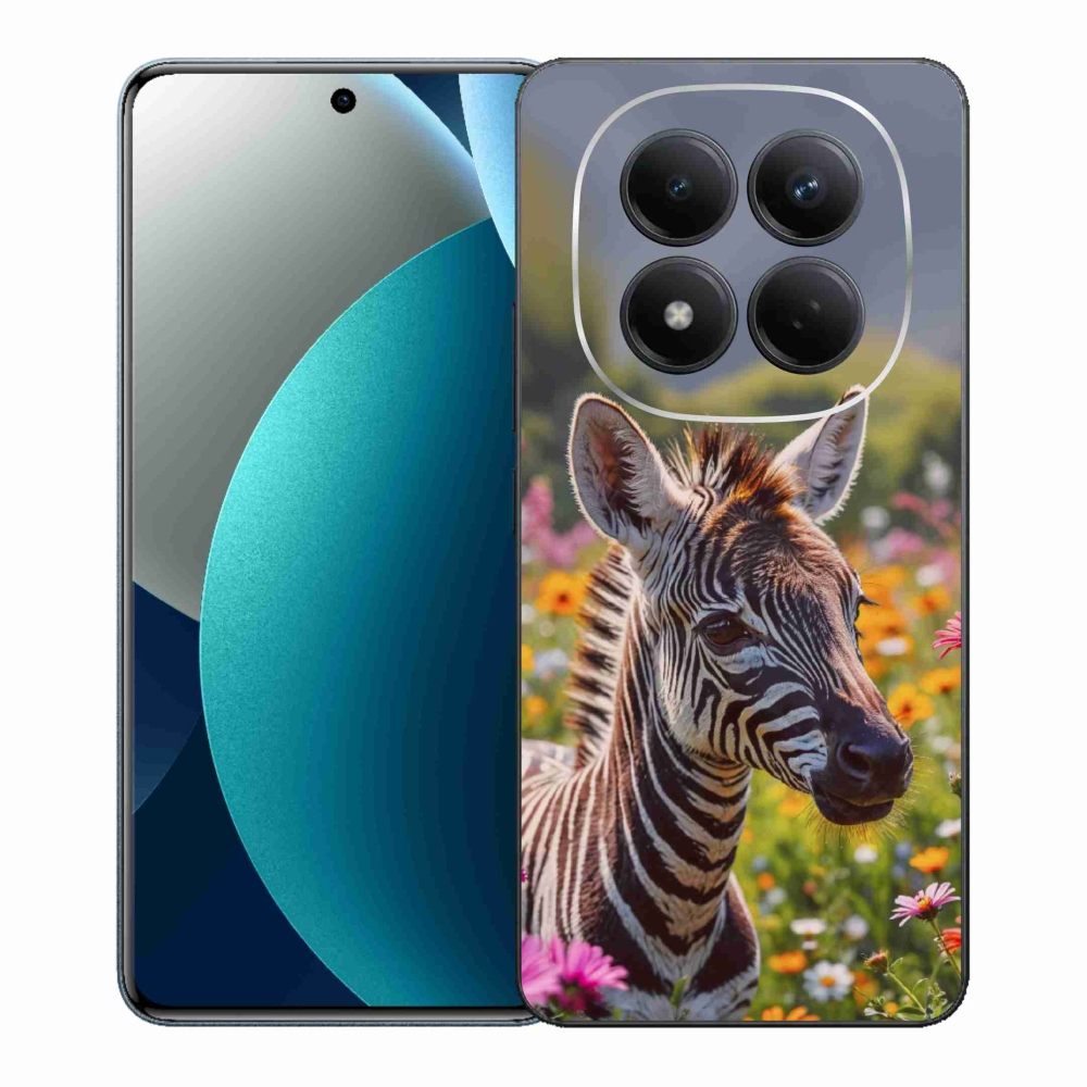 Gelový kryt mmCase na Xiaomi Redmi Note 15 Pro - zebra na louce