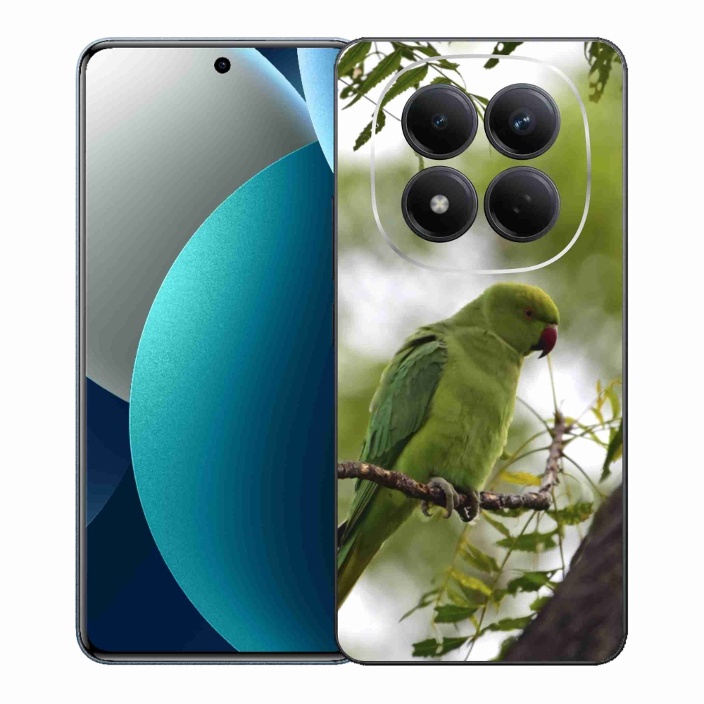 Gelový kryt mmCase na Xiaomi Redmi Note 15 Pro - zelený papoušek