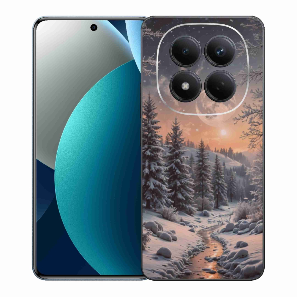 Gelový kryt mmCase na Xiaomi Redmi Note 15 Pro - zimní krajina 2