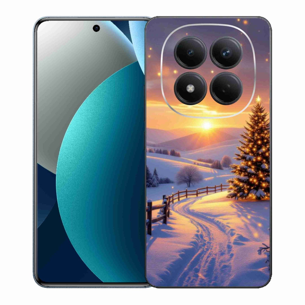 Gelový kryt mmCase na Xiaomi Redmi Note 15 Pro - zimní krajina