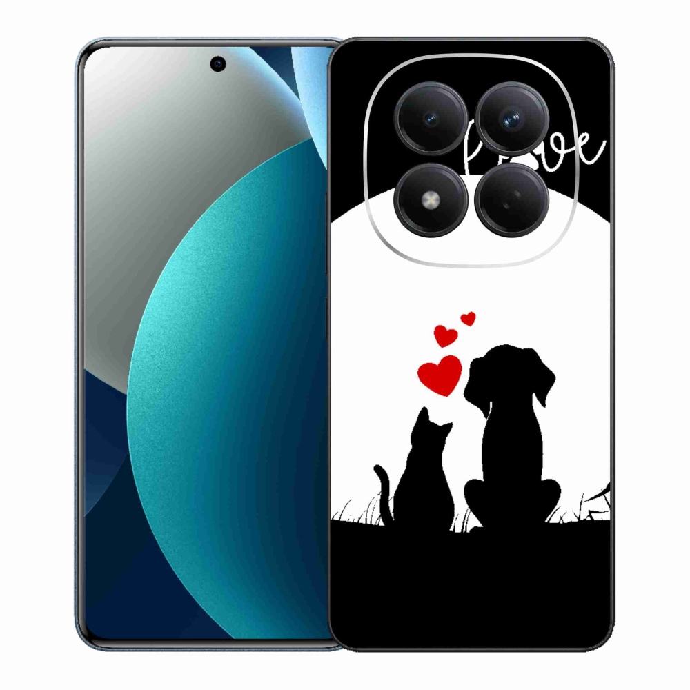 Gelový kryt mmCase na Xiaomi Redmi Note 15 Pro - zvířecí láska