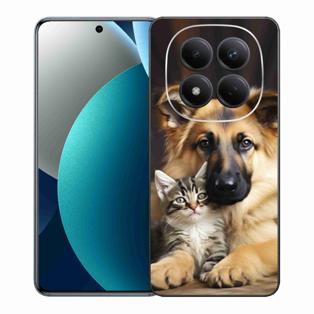 Gelový kryt mmCase na Xiaomi Redmi Note 15 Pro - zvířecí přátelství