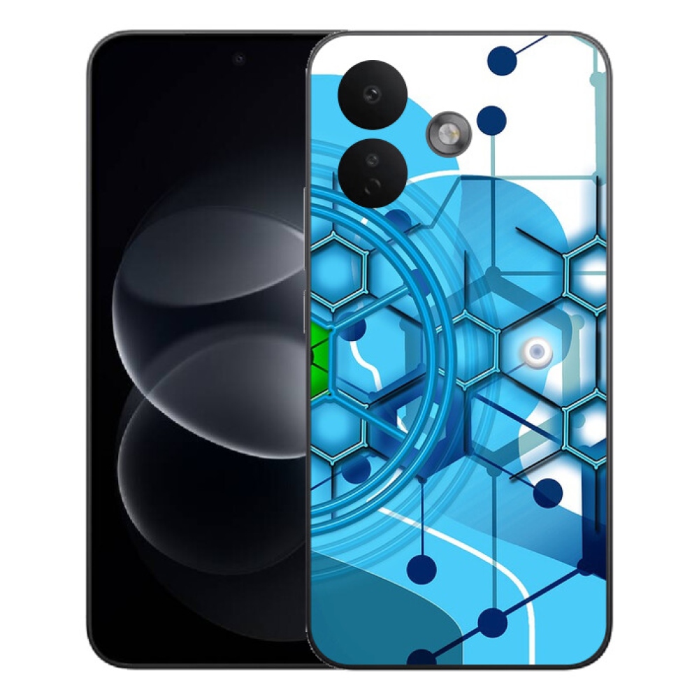 Gelový kryt mmCase na Xiaomi Redmi Note 17 Pro 5G - abstraktní vzor 2