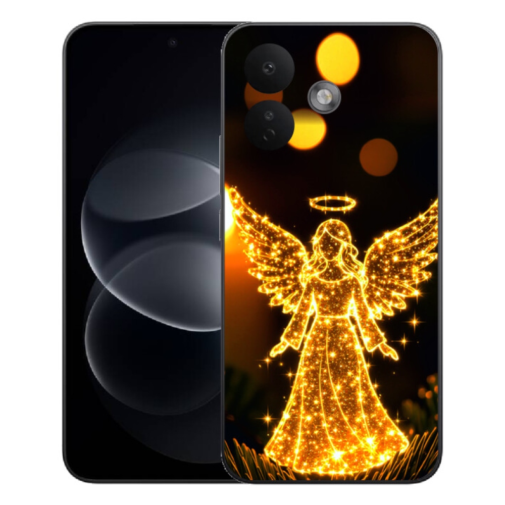 Gelový kryt mmCase na Xiaomi Redmi Note 17 Pro 5G - anděl