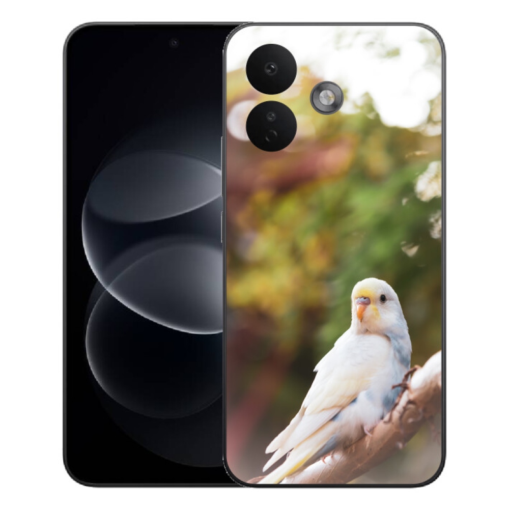 Gelový kryt mmCase na Xiaomi Redmi Note 17 Pro 5G - andulka bílá