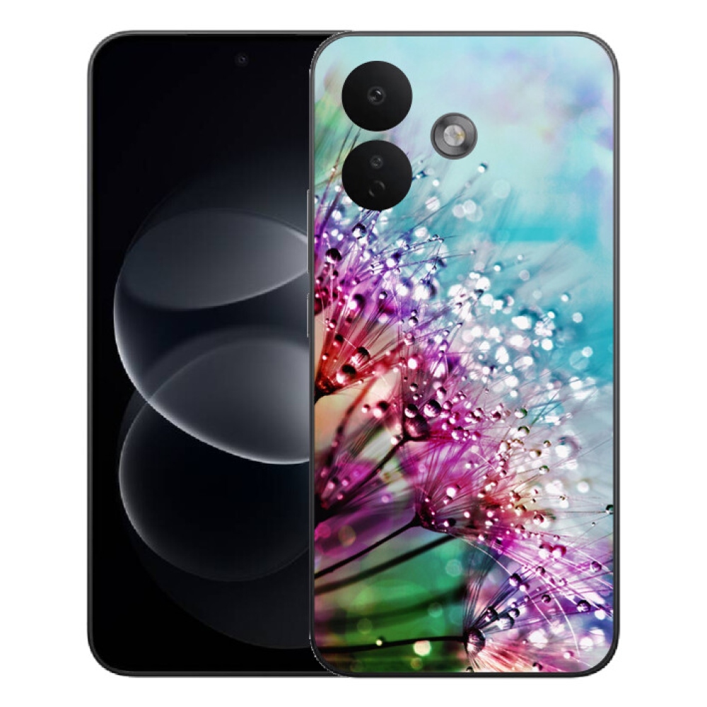 Gelový kryt mmCase na Xiaomi Redmi Note 17 Pro 5G - barevné květy