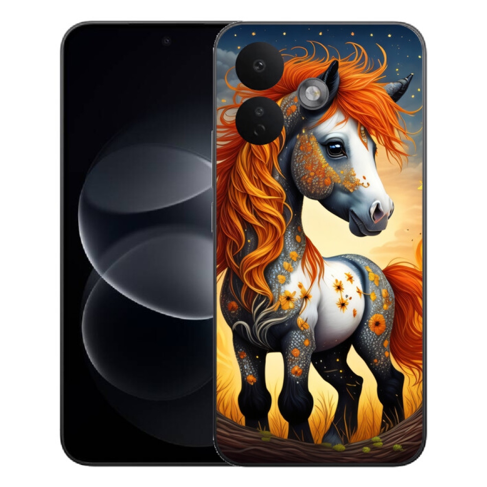 Gelový kryt mmCase na Xiaomi Redmi Note 17 Pro 5G - barevný poník