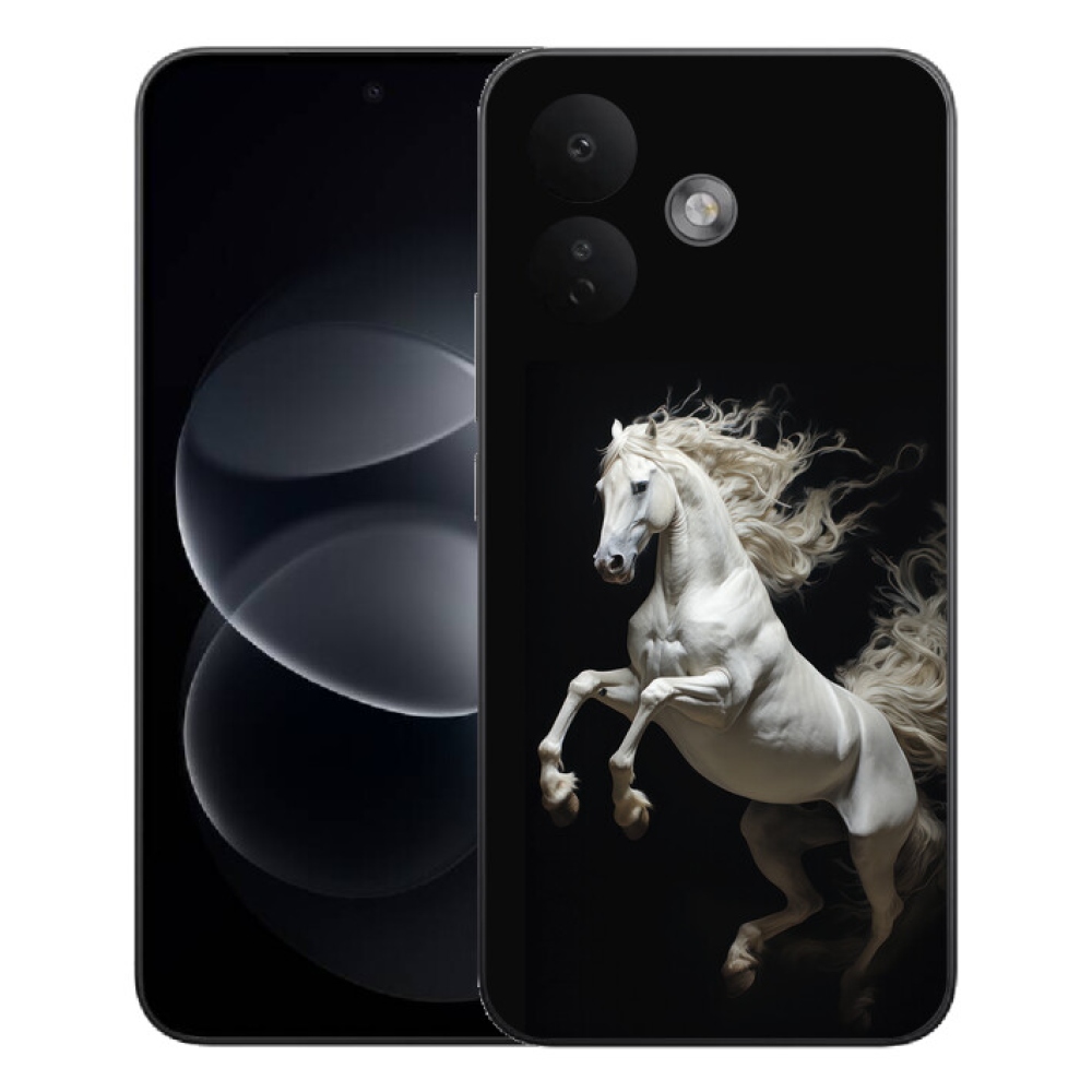 Gelový kryt mmCase na Xiaomi Redmi Note 17 Pro 5G - bílý kůň 4