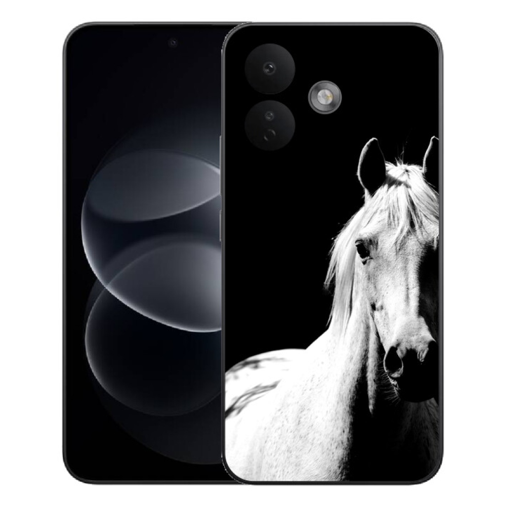 Gelový kryt mmCase na Xiaomi Redmi Note 17 Pro 5G - bílý kůň 5