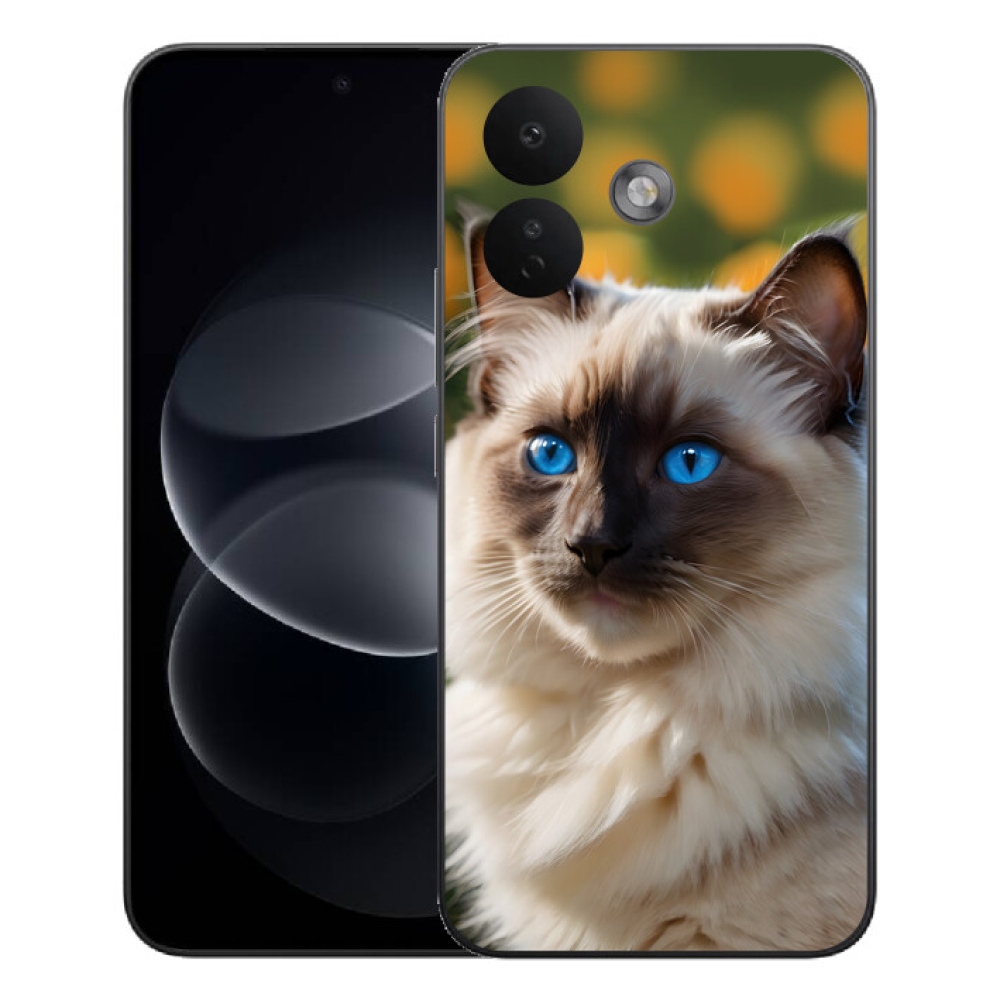 Gelový kryt mmCase na Xiaomi Redmi Note 17 Pro 5G - bílý ragdoll