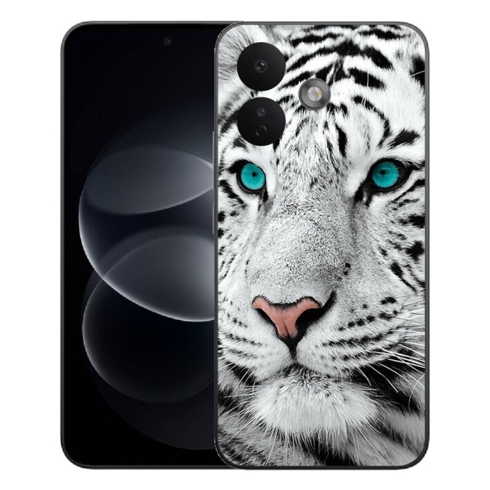Gelový kryt mmCase na Xiaomi Redmi Note 17 Pro 5G - bílý tygr