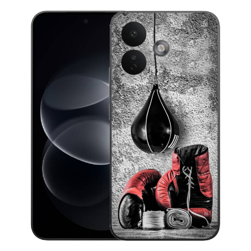 Gelový kryt mmCase na Xiaomi Redmi Note 17 Pro 5G - boxovací pytel a rukavice
